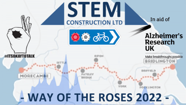 Three men, three bikes, three days – Cycling the Way Of The Roses for Andy’s Man Club and Alzheimer’s Research